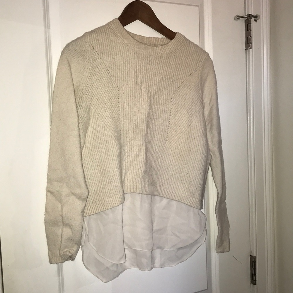 Cream Knitted Sweater